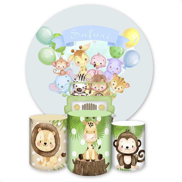 Kit 4 peças Full Tema Safari 574