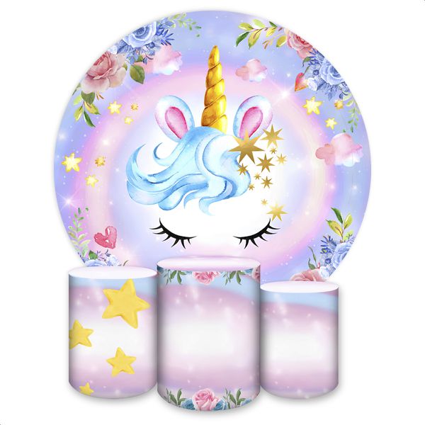 Kit 4 peças Full Tema Unicórnio 596