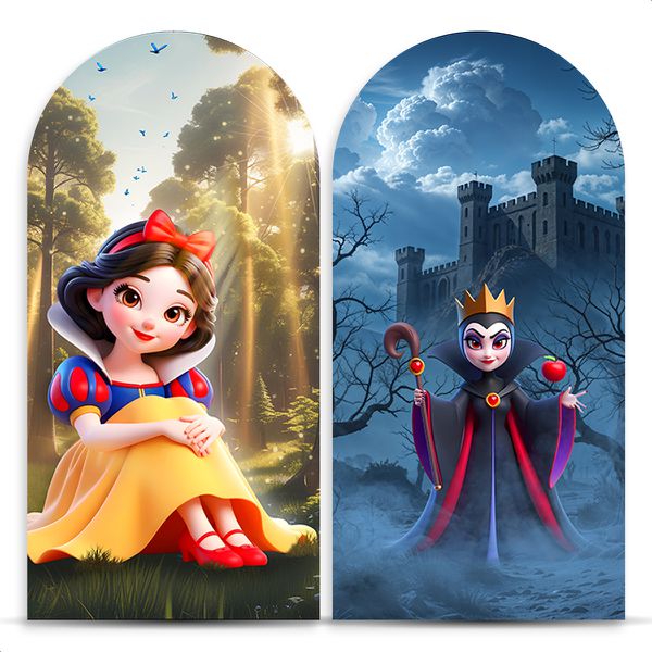 Capa Painel Romano Sublimado Tema Branca de Neve 7011
