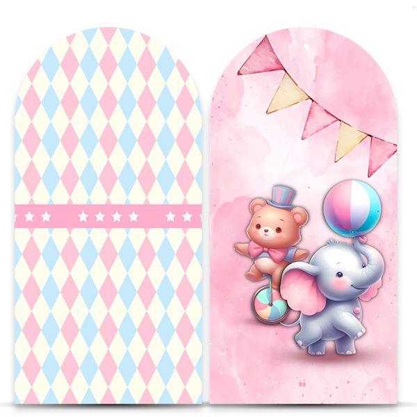 Capa Painel Romano Sublimado Tema Circo 7036