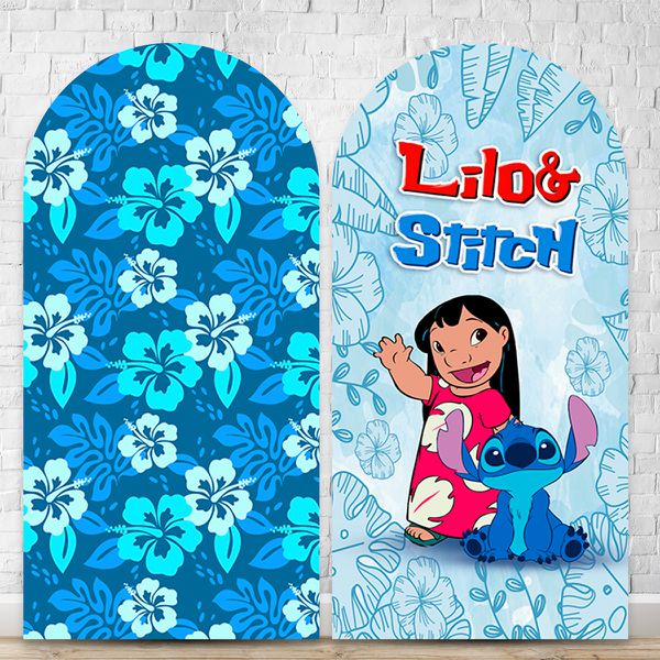 Painel Romano Tema Lilo & Stitch 7043
