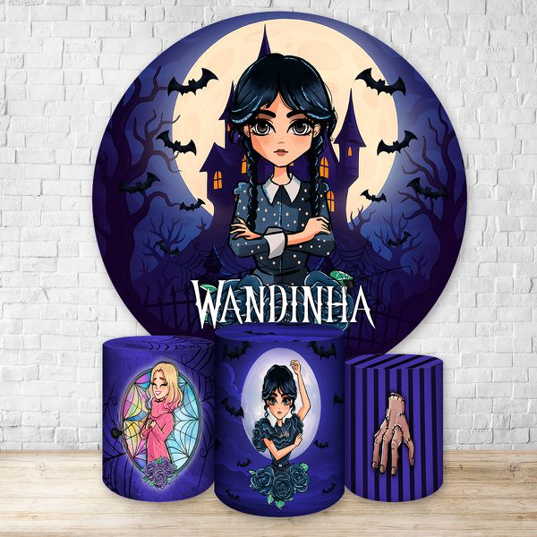 Kit 4 Capas Tema Wandinha 7096