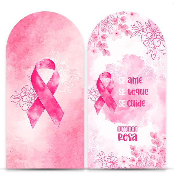 Painel Romano Tema Outubro Rosa 7125
