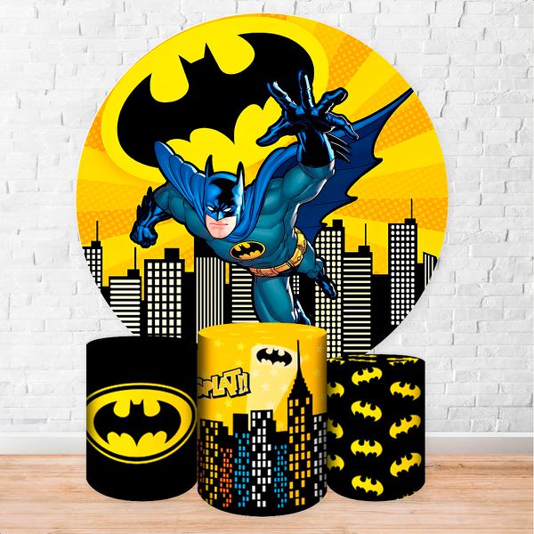 Kit 4 peças Full Tema Batman 714