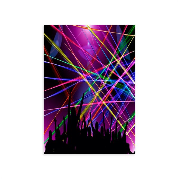 Capa Painel Retangular Sublimado Tema Neon 884