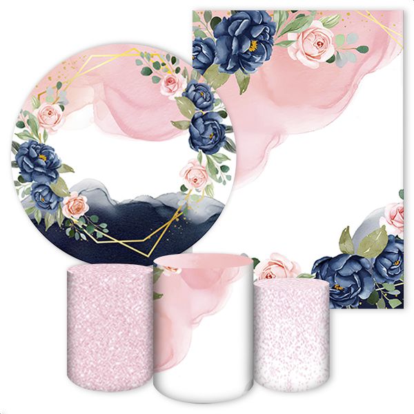 Kit 5 Peças Tema Flores 90