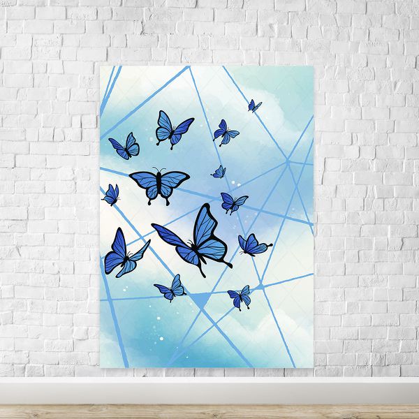 Capa Painel Retangular Sublimado Tema Borboleta 941