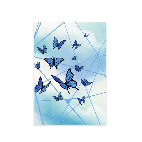 Capa Painel Retangular Sublimado Tema Borboleta 941
