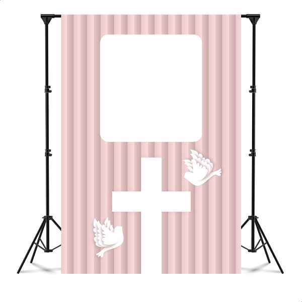 Capa Painel Interativo Para Fotos Vazado Tema Batizado /batismo 2238