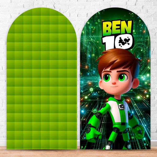 Capa Painel Romano Sublimado Tema ben 10 5097
