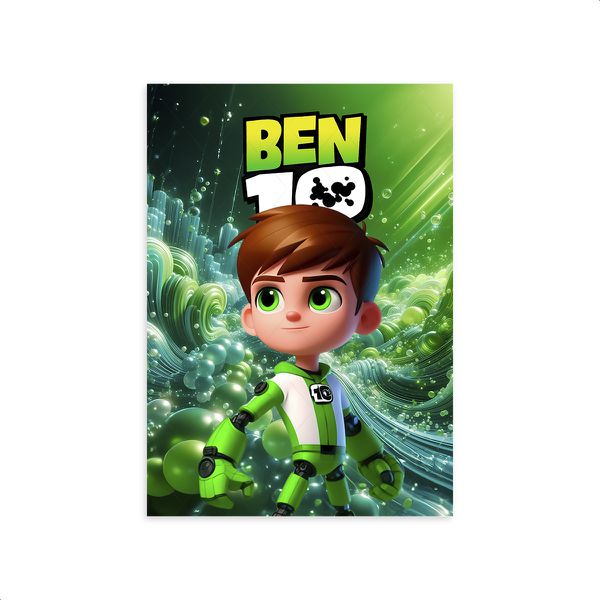 Capa Painel Retangular Sublimado Tema Ben 10 5098