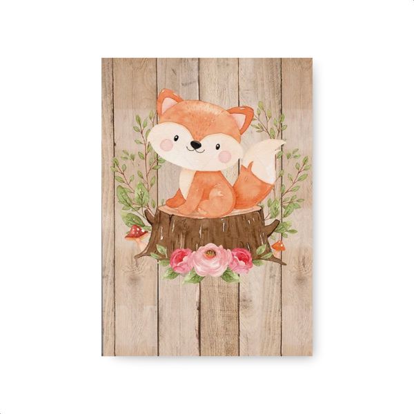 Capa Painel Retangular Sublimado Tema Bosque 222