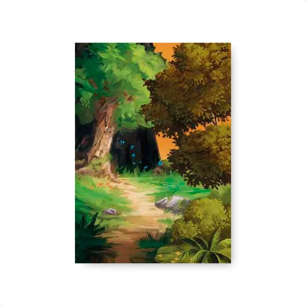 Capa Painel Retangular Sublimado Tema Bosque 347