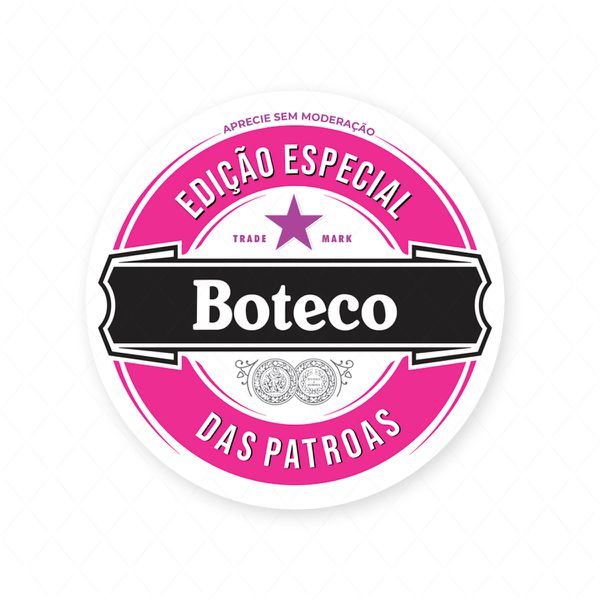 Capa Painel Redondo Sublimados Tema Buteco 1562