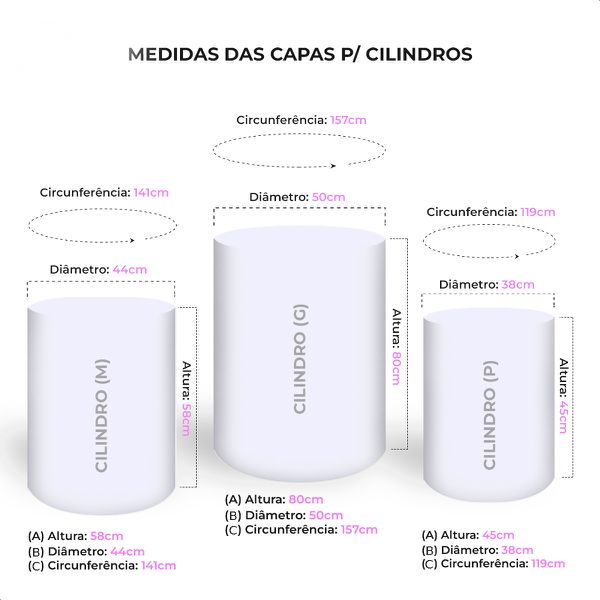 Trio de Cilindros Full Tema Monstros SA 4597
