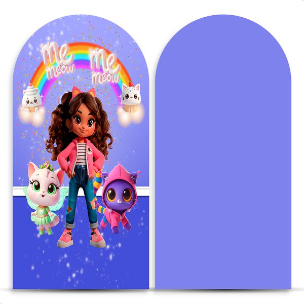 Capa Painel Romano Sublimado Tema Casa Magica da Gaby 2230