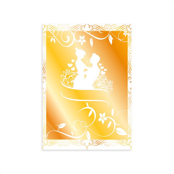 Capa Painel Retangular Sublimado Tema Casamento/ Noivado 2540