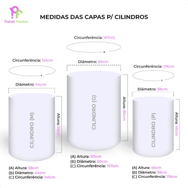 Trio de Cilindros Tema Exclusivo do WhatsApp 