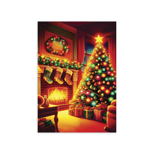 Capa Painel Retangular Sublimado Tema Natal 4611