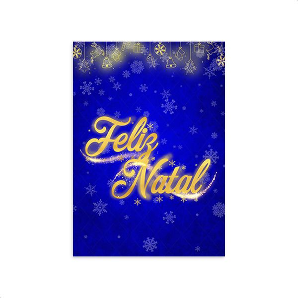 Capa Painel Retangular Sublimado Tema Natal 4064