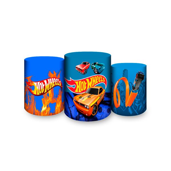 Trio Capas Cilindros Sublimados Tema Hotwells 458