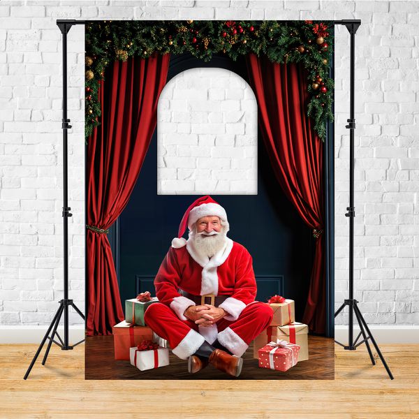 Capa Painel Interativo Para Fotos Vazado Tema Natal 2252
