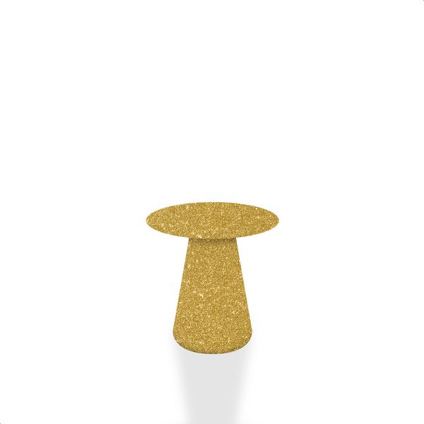 Capa para Mesa Cone Sublimada Cor Dourado Com Glitter 50