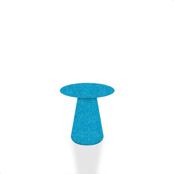 Capa para Mesa Cone Sublimada Cor Azul Com Glitter 52