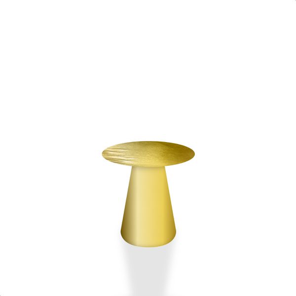 Capa para Mesa Cone Metalizada Dourado