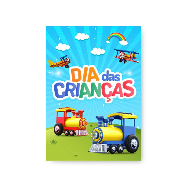Capa Painel Retangular Sublimado Tema Dia das Crianças 2106