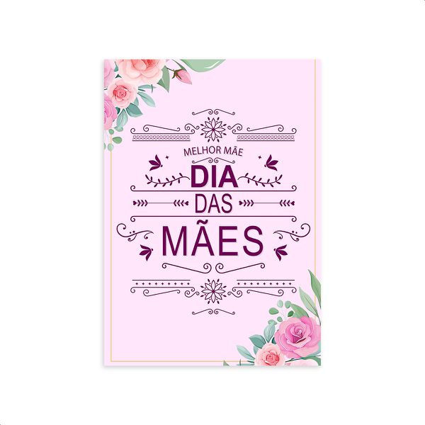 Capa Painel Retangular Sublimado Tema Dia das Mães 962