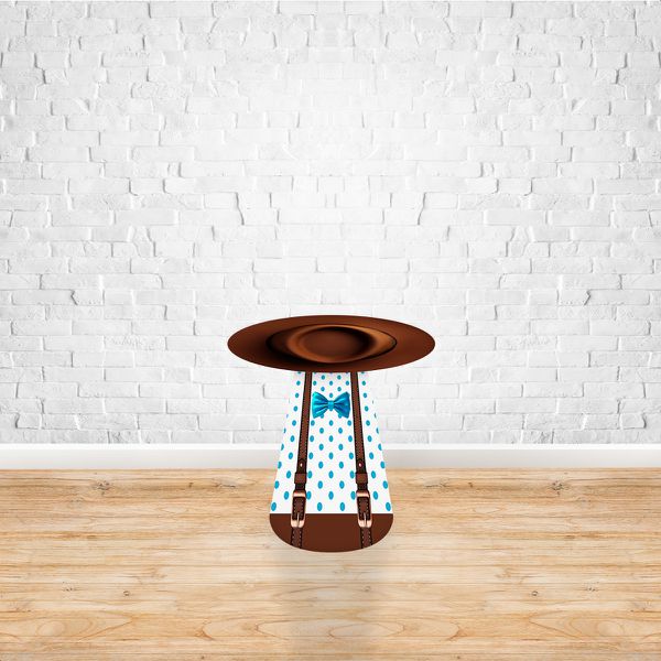 Capa para Mesa Cone Sublimada Tema Dia Dos Pais 2047