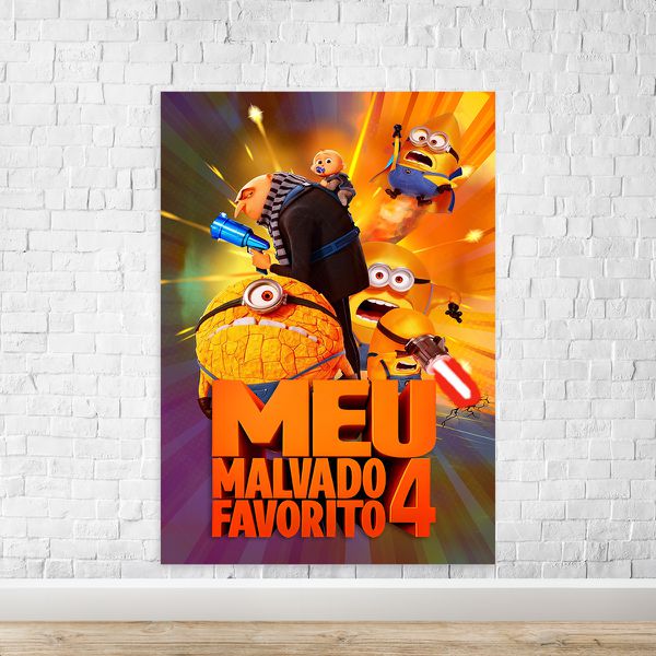 Capa Painel Retangular Sublimado Tema Meu Malvado Favorito 2722