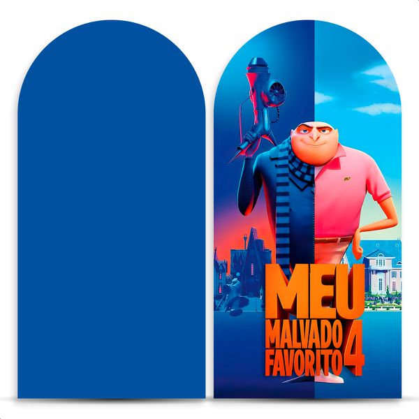 Capa Painel Romano Sublimado Tema Meu Malvado Favorito 2722