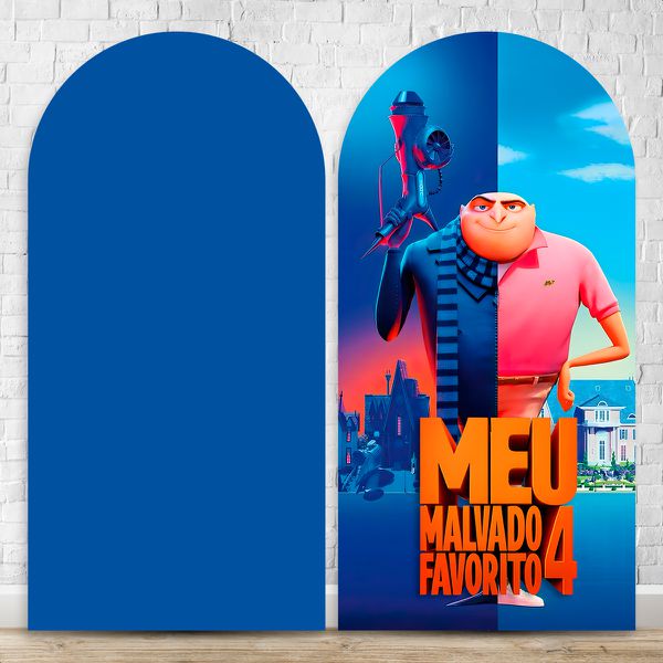Capa Painel Romano Sublimado Tema Meu Malvado Favorito 2722