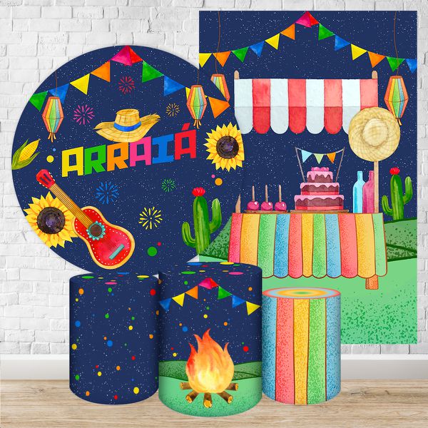 Kit 5 Capas Tema Festa Junina 2184