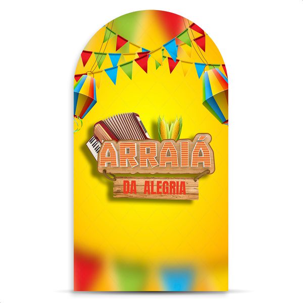 Capa Painel Romano Sublimado Tema Festa Junina 2663