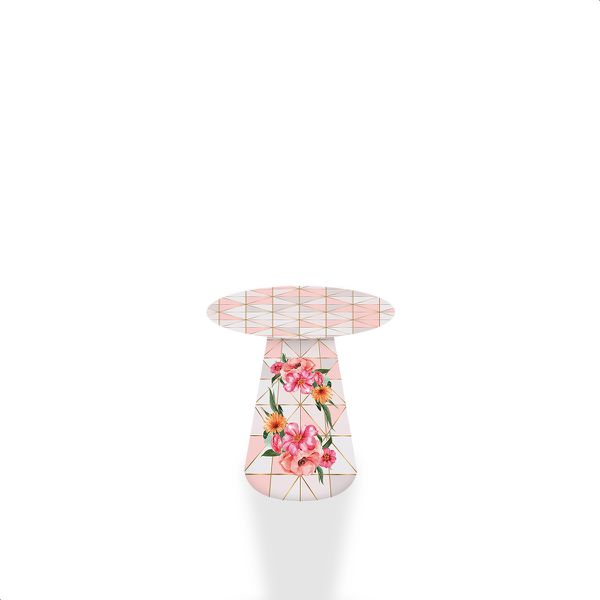 Capa para Mesa Cone Sublimada Floral 170