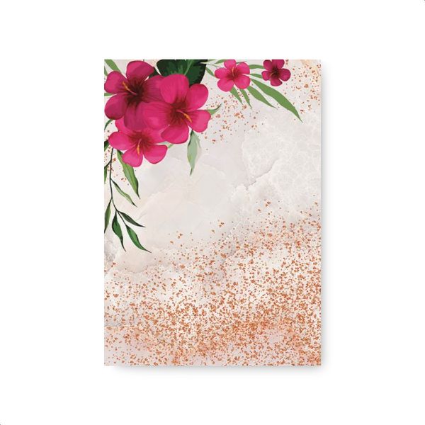 Capa Painel Retangular Sublimado Tema Flores 796