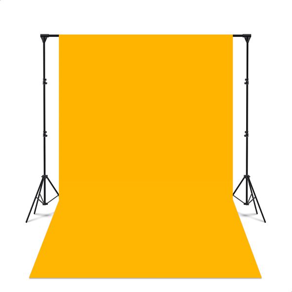 Fundo Fotográfico 3D Sublimado Tema Cor Lisa Amarelo Fechado 121