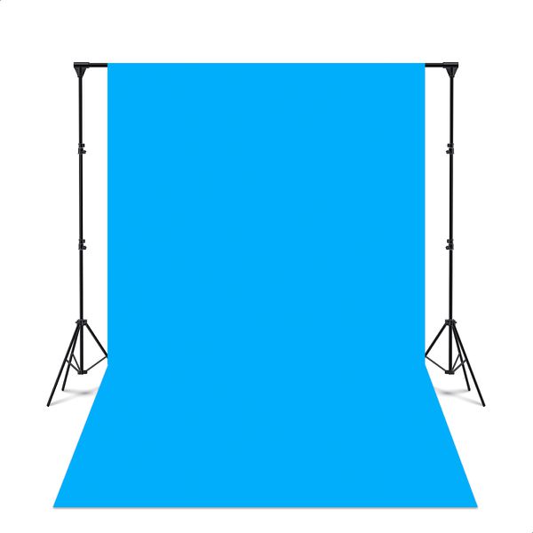 Fundo Fotográfico 3D Sublimado Tema Cor Lisa Azul 122