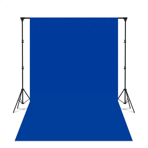 Fundo Fotográfico 3D Sublimado Tema Cor Lisa Azul Escuro Bic 125