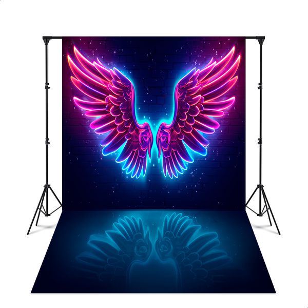 Fundo Fotográfico 3D Sublimado Cenário com Asas 12