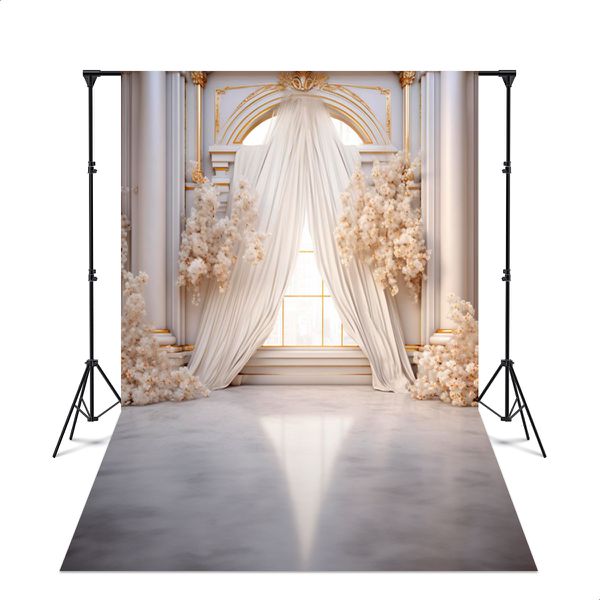 Fundo Fotográfico 3D Sublimado Cenário Castelo 59