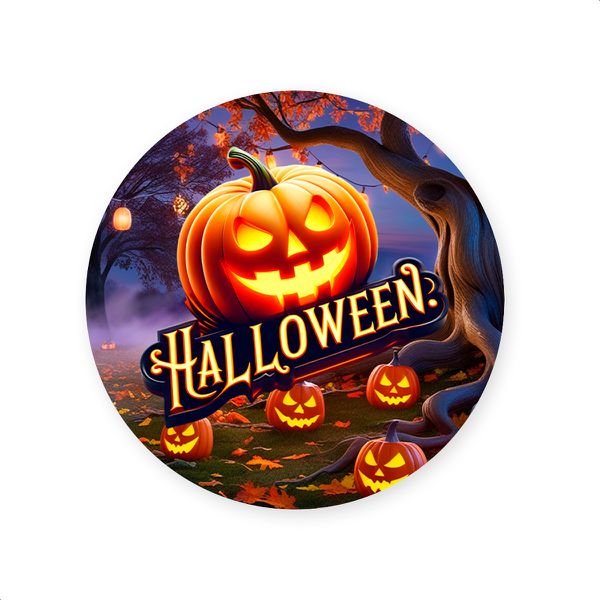 Capa Painel Redondo Sublimados Tema Halloween 2245