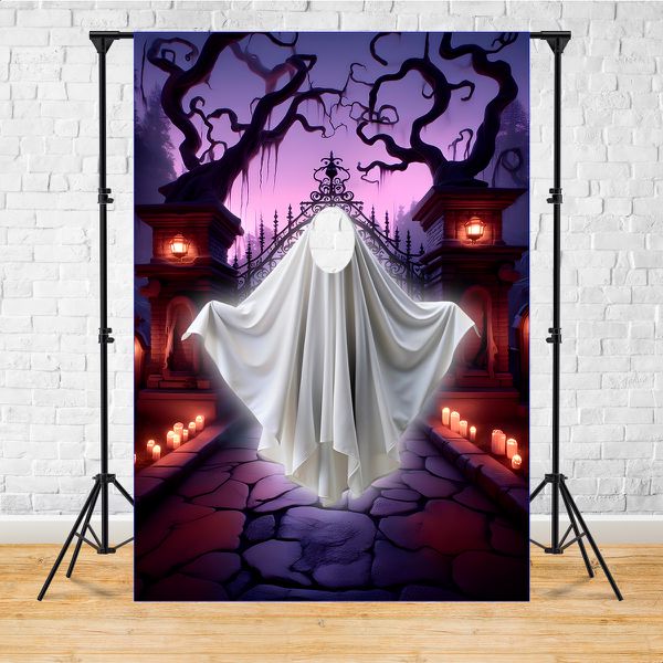 Capa Painel Interativo Para Fotos Vazado Tema Halloween 2244