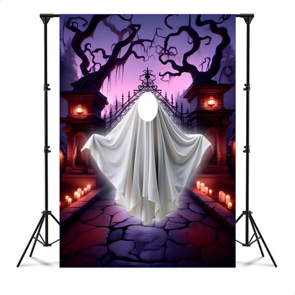 Capa Painel Interativo Para Fotos Vazado Tema Halloween 2244