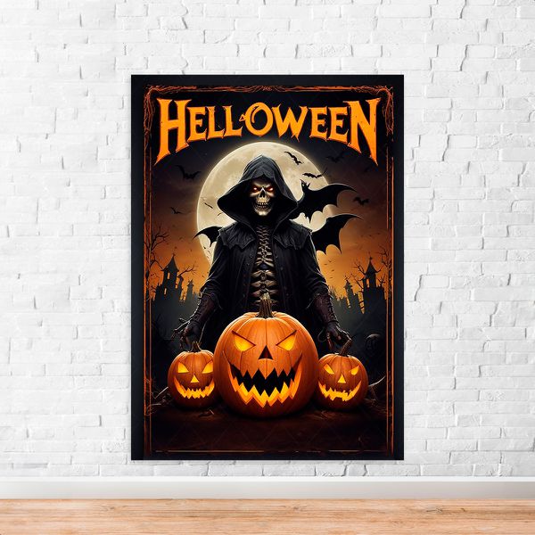 Capa Painel Retangular Sublimado Tema Halloween 2246