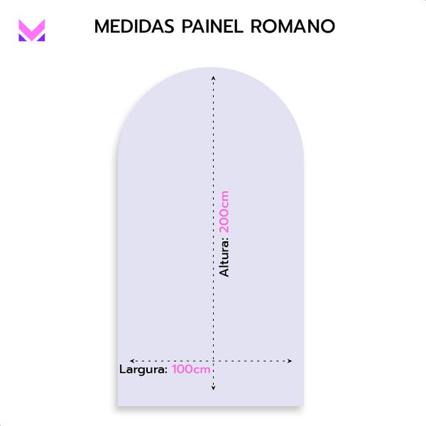 Atacado - 10 unidades Painel Romano