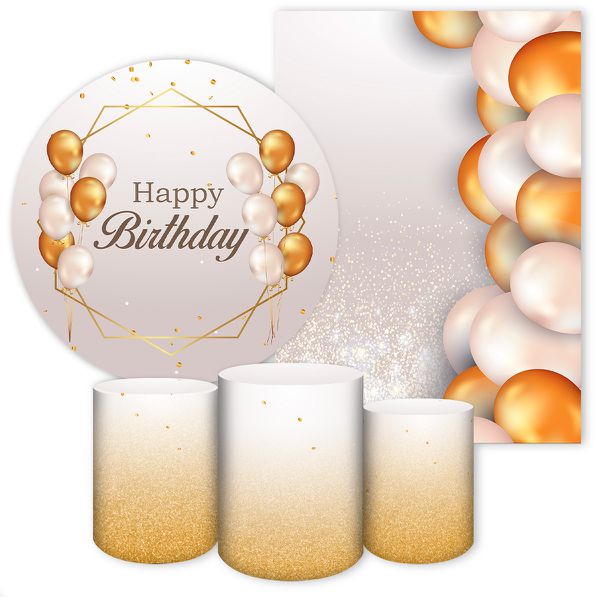 KIT 5 CAPAS ANIVERSÁRIO E HAPPY BIRTHDAY - 7066